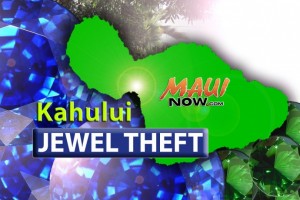 Kahului jewel theft. Maui Now graphic.
