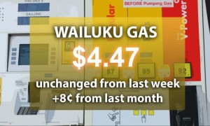 Wailuku gas, May 8, 2014.