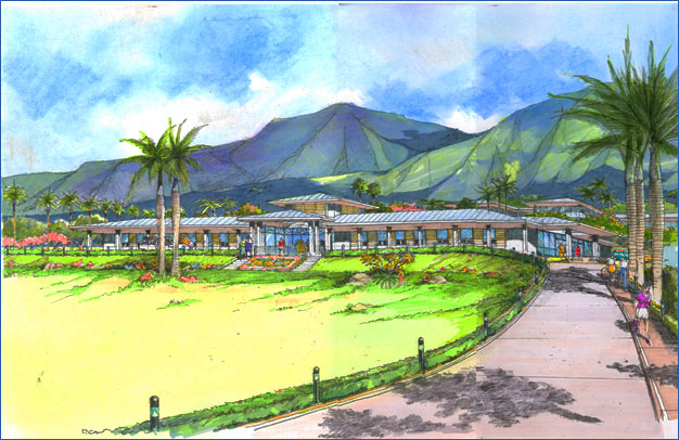 West Maui Hospital and Medical Center. Project rendering.