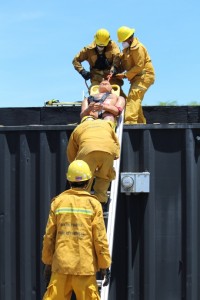 Makani Pahili exercise. Search and rescue, and triage training. Photo by Wendy Osher.