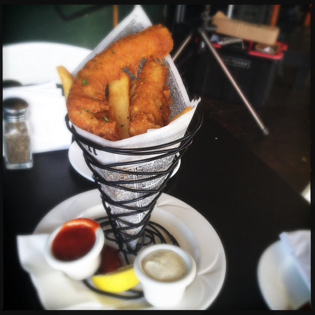 The Fish and Chips are where it's at. Photo by Vanessa Wolf