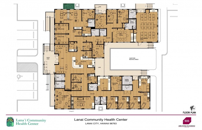 Lānaʻi Community Health Center rendering.