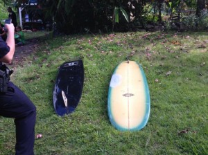 Two stolen surfboards have since been recovered. Courtesy photo.
