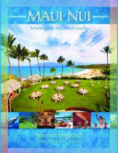 Glick Design. Maui Visitors and Convention Bureau: “Maui Nui Meetings & Incentives Guide, 24-page print collateral piece. Courtesy image.