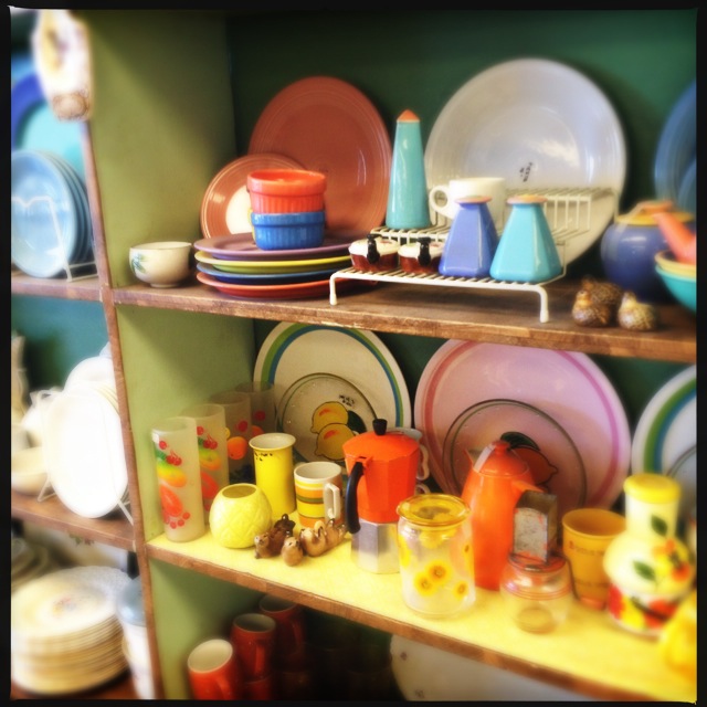Missing a piece of your vintage 60s dish set? Look no further. Photo by Vanessa Wolf