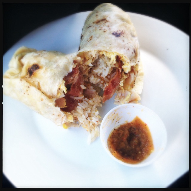 The Breakfast Burrito. Photo by Vanessa Wolf