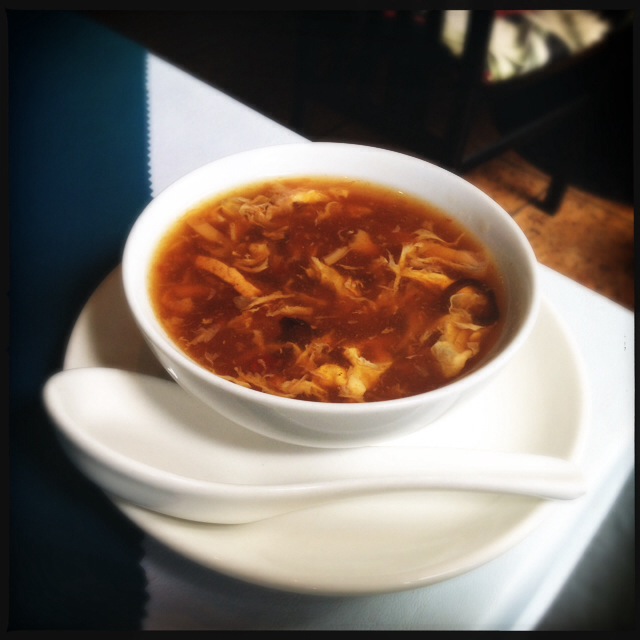 The Hot and Sour soup. Photo by Vanessa Wolf