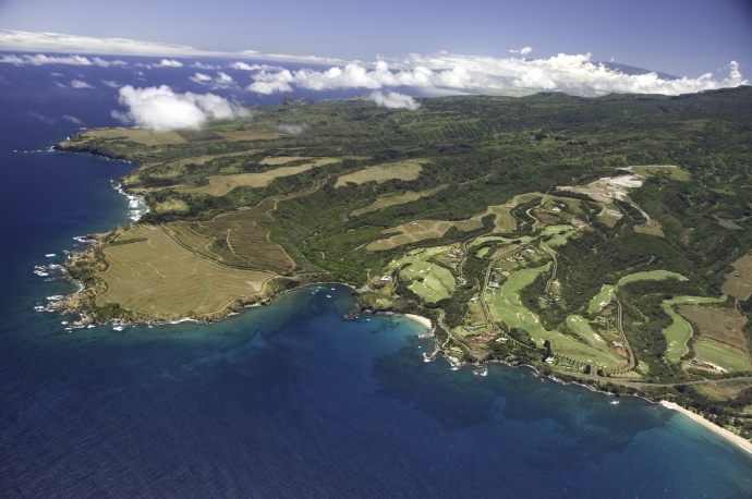 Aerial photograph of Līpoa Point, courtesy ML&P.