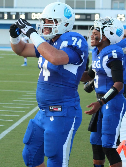 Maui's Miki Fifita is making news as the starting offensive guard for the IMG Academy Ascenders. IMG Academy photo.