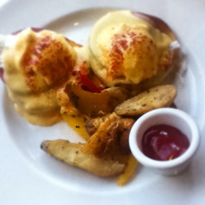 The Eggs Benedict boasts a heavy hand with the Tabasco. If that's what you're into. Photo by Vanessa Wolf