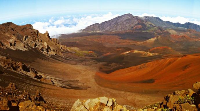 Iconic crater view.  Photo courtesy Haleakalā National Park.