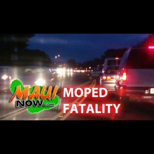 Maui moped fatality. Maui Now graphics.