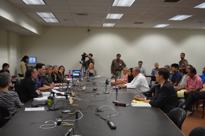 House residency hearing. Photo courtesy: Hawaiʻi House of Representatives - Majority.