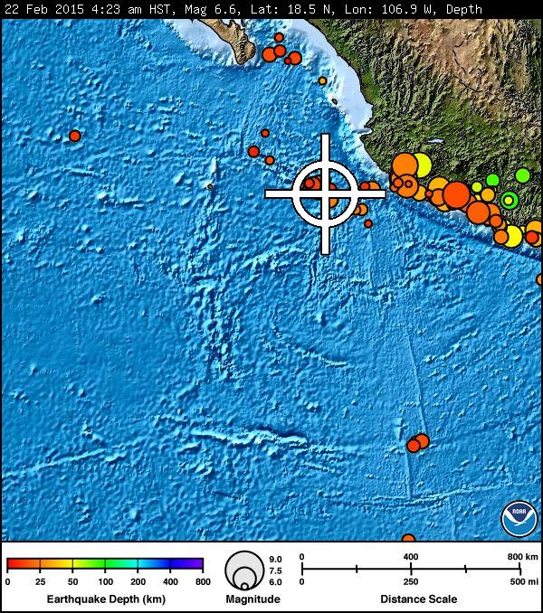 Mexico earthquake, 2/22/15. Image courtesy Pacific Tsunami Warning Center.