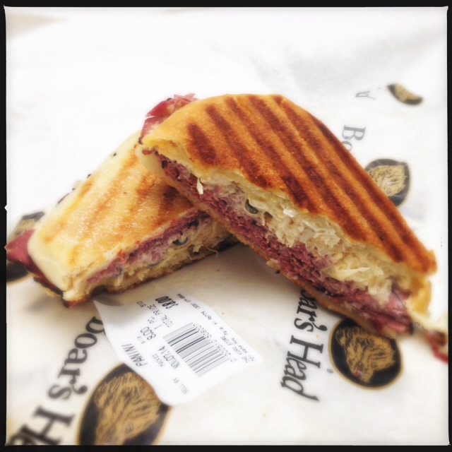 The Reuben isn't made on rye and includes capers, but don't let that stop you. Photo by Vanessa Wolf