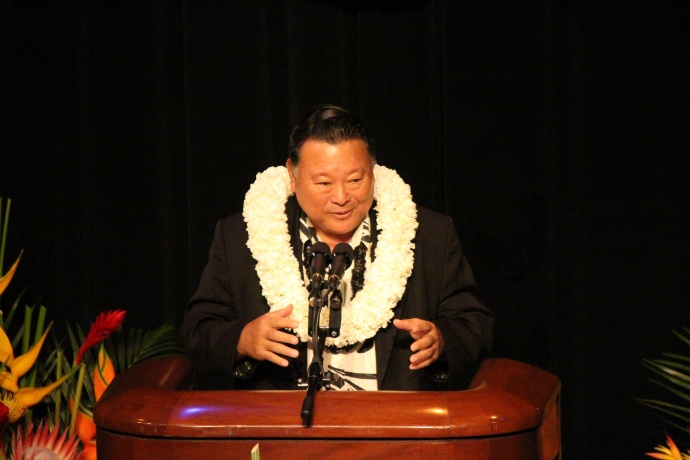 Maui Mayor Alan Arakawa.  Photo by Wendy Osher.