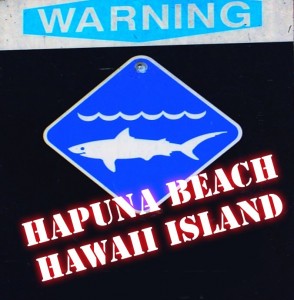 Shark attack, Hāpuna Beach, Hawaiʻi Island. Graphics by Wendy Osher.