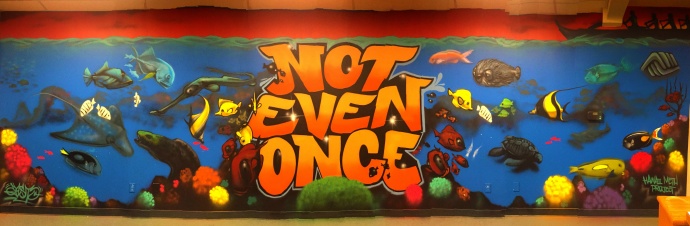 The first ever "Not Even Once" Mural Project (NEOMP) installation at the Lahaina location of the Boys & Girls Clubs of Maui was given a fresh coat of paint that included a few new creative additions and enhancements to commemorate the one-year anniversary of its original completion. 