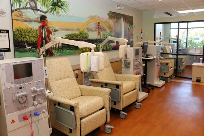 Interior of Lahaina Rainbow Dialysis Center. Courtesy photo.