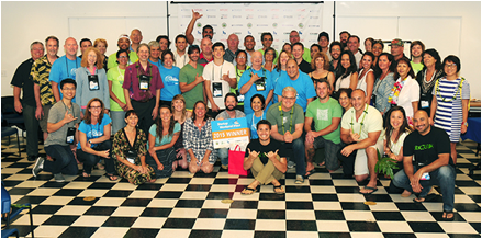 More than 80 people participated in last weekend’s empowering event for entrepreneurs, including members of Startup Weekend Maui’s 2015 alumni plus the coaches, mentors, judges and the Maui Economic Development Board staff. Photo by: Casey Nishikawa.