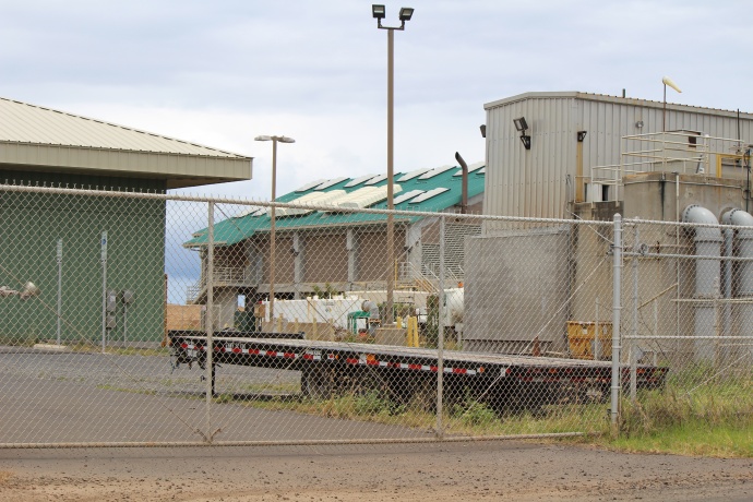 Wailuku-Kahului Wastewater Reclamation Facility in Kanahā, Maui. Photo May 2015 by Wendy Osher.