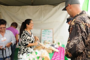 A total of 12 Molokaʻi businesses participated in the 2014 Made in Maui County Festival, providing local businesses like Kanemitsu’s Bakery (seen here) the opportunity to expand their customer base.