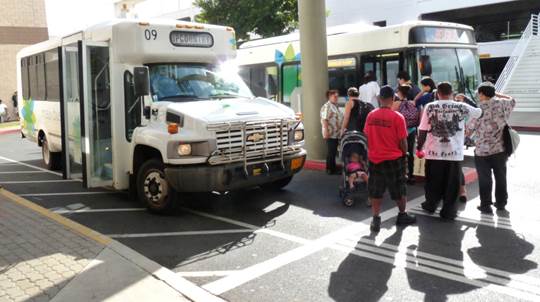 Maui bus. Photo courtesy Office of Council Services.