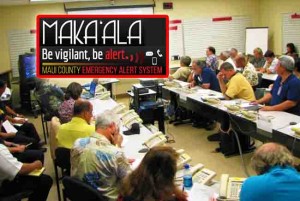     Emergency Operating Center on Maui. File photo. Courtesy County of Maui / Graphic montage Maui Now.