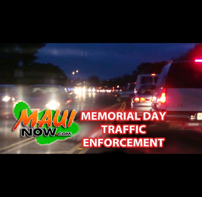 Memorial Day Traffic Enforcement. Graphic by Wendy Osher.