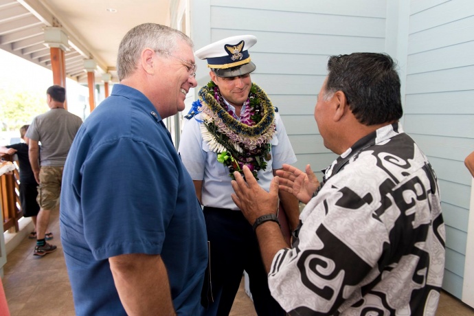 United States Coast Guard Station Maui Hawaii Change of Command Ceremony (6.8.2015) 