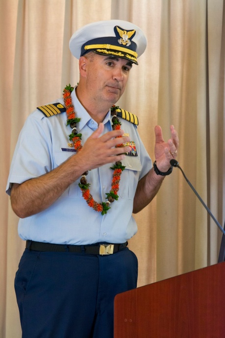 Remarks by Captain Shannon Gilreath Commander, Coast Guard Sector Honolulu during the Change of Command Ceremony. (6.8.2015) 