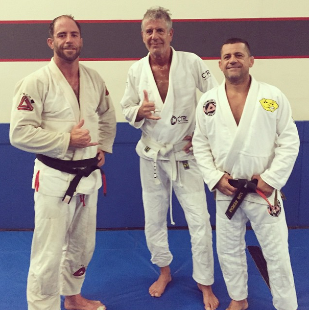 Nissen Osterneck (left), Anthony Bourdain (middle) and Luis "Limao" Heredia (right). Photo credit: Nissen Osterneck.