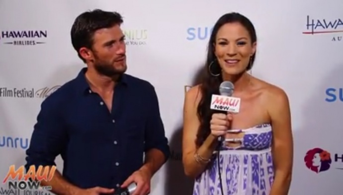 Maui Now's Malika Dudley interviews Scott Eastwood on Opening Night of the Maui Film Festival.