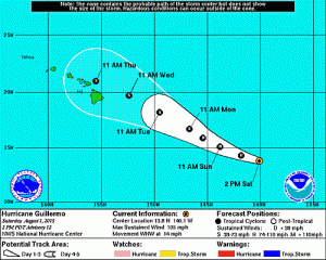 Image: NHC 11 a.m. updated track