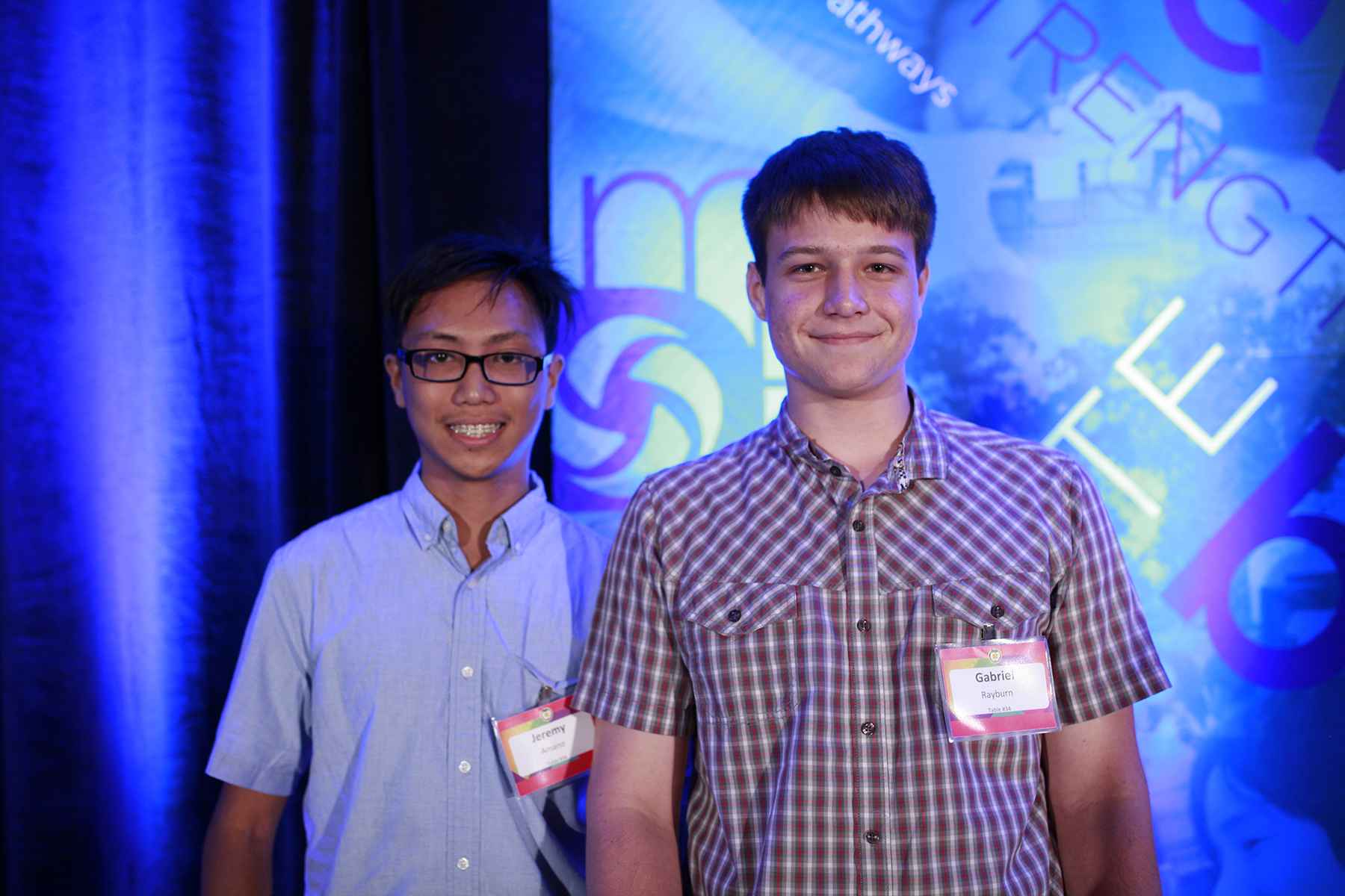 The student team of Jeremie Amano and Gabriel Rayburn of King Kekaulike High School captured third place for their “MISC Report-A-Pest App” project. MEDB photo.