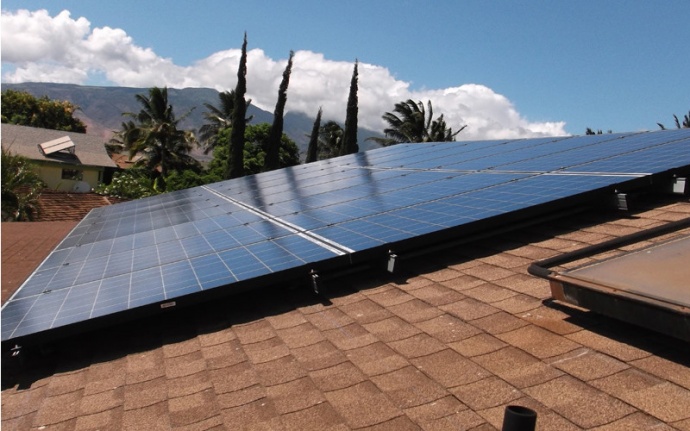 Solar installation by Maui Solar Project. Courtesy photo.
