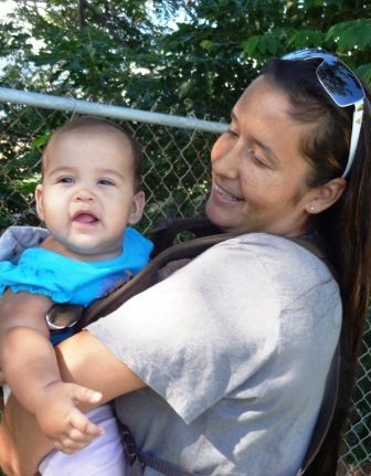 "Breeze and Jamecca Chrisler" -- A former Malama client and her baby. Breeze was living at Malama and in the BabySAFE Program when she gave birth to Jamecca (who was born healthy) last year. Courtesy photo.