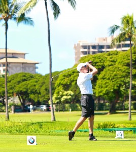 Carl Verley from Canada, Men's B Champion in the BMW Golf Challenge, who qualified for the national championship. Photo by Kāʻanapali Golf Resort.