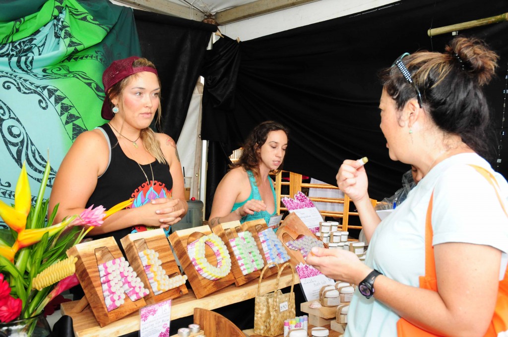 Returning vendor Hāna Herbs & Flowers and Leila’s will be showcasing a bit of Hana with their Pohole ferns, flowers, bouquets, lip balms, healing salves, and bath salts. Courtesy photo.