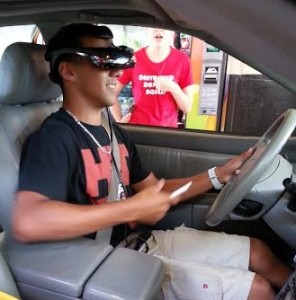 Distracted driving simulator. Courtesy file photo.