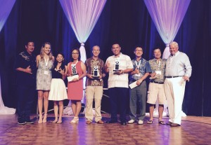 Team Hawaii, who qualified on Maui to compete in the U.S. finals at Pinehurst Resort in North Carolina next month. From left to right: Ed Kageyama (Pro Division), Ashley Short (Dealer Division, Pinehurst defending champion), Brittany Isobe, Carl Verley, Kris Baptist (from Maui), Soon Sik Jang, Al Kakazu and BMW Hawaii President Dennis Short. Photo by Kāʻanapali Golf Resort.