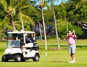 Kris Baptist of Maui was Men's A Champion in the 2015 BMW Golf Challenge. He qualified to compete in the U.S. Finals in Pinehurst, NC. Photo by Kāʻanapali Golf Resort.