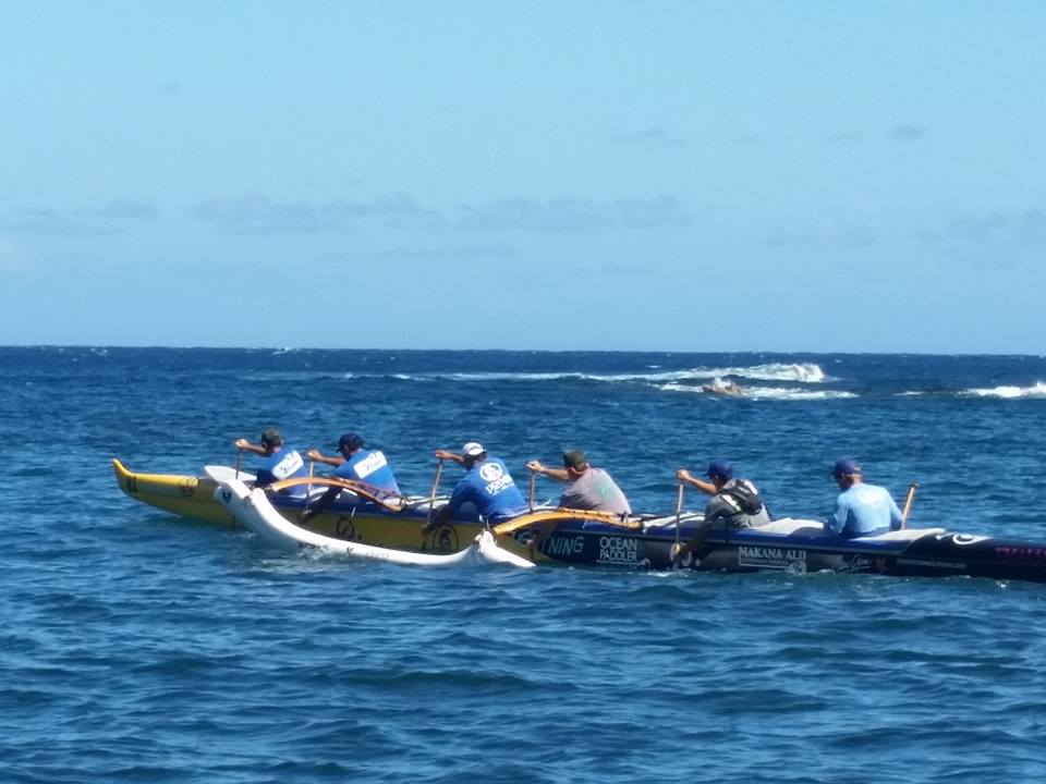 Primo 2 crew. 2015 Maui Nui Canoe Race. Courtesy photo.