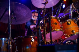 Mick Fleetwood jams on the drums with the Mick Fleetwood Blues Band. Photo by: ©AndrewStuart.com
