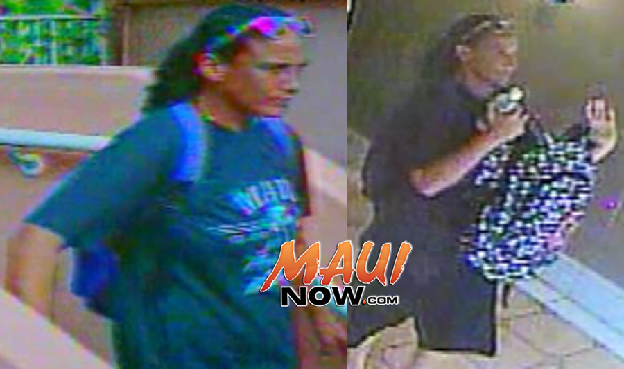 Surveillance images courtesy: Maui Crime Stoppers.