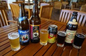Beers pairings for Sheraton Maui's Black Rocktoberfest four-course menu. Photo by Sheraton Maui Resort & Spa.