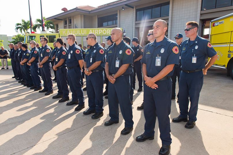 MFD 9/11 Memorial Ceremony at the Kahului Fire Station. Photo credit: County of Maui.
