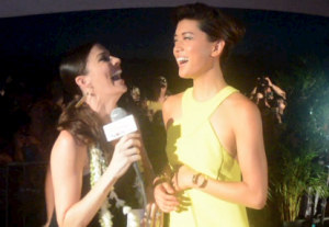Maui Now's Malika Dudley interviews Hawaii Five-0's Grace Park on the red carpet