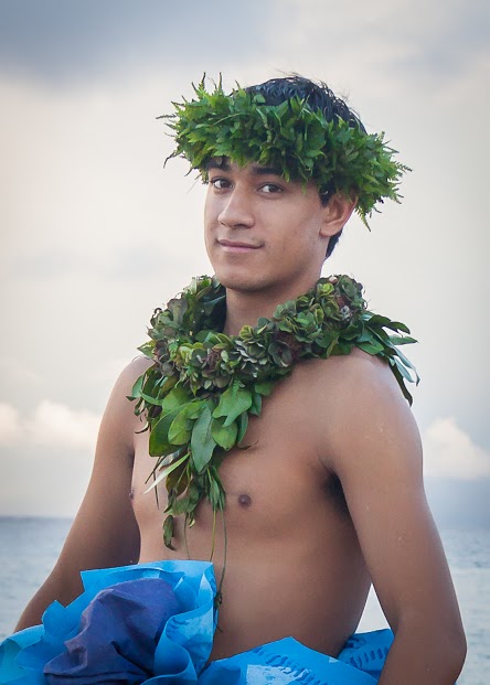 Kaleookalani Pinto of Hālau Hula ʻO Kawaihoʻomalu, Hula o Nā Keiki 2014 overall kāne winner. Photo credit: Dee Coyle.