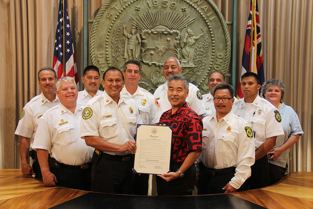 Fire Prevention Week 2015. Photo credit: State of Hawaiʻi, Office of the Governor.